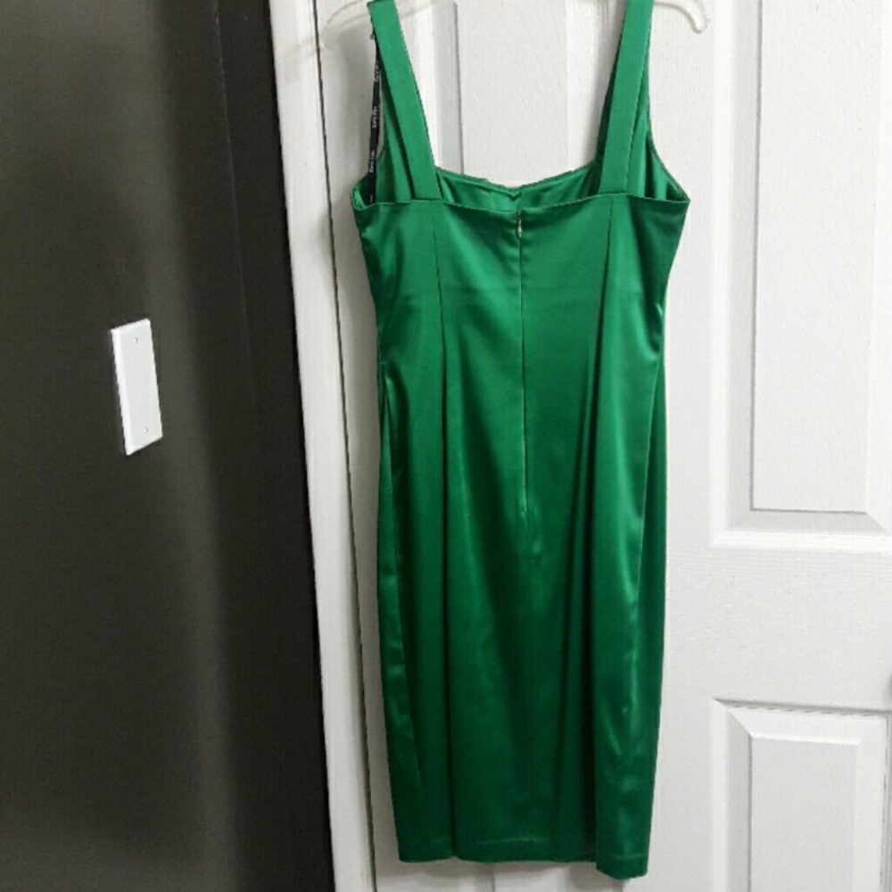 Grass green CK cocktail (or bridesmaid;-) dress - Picture 2 of 5
